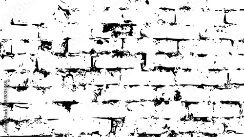 grunge ink splashes, brick wall texture