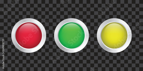 Buttons Options for Alarm, Alert, Warning, SOS, Fail, Pass, Hazard, and Emergency Safety.
