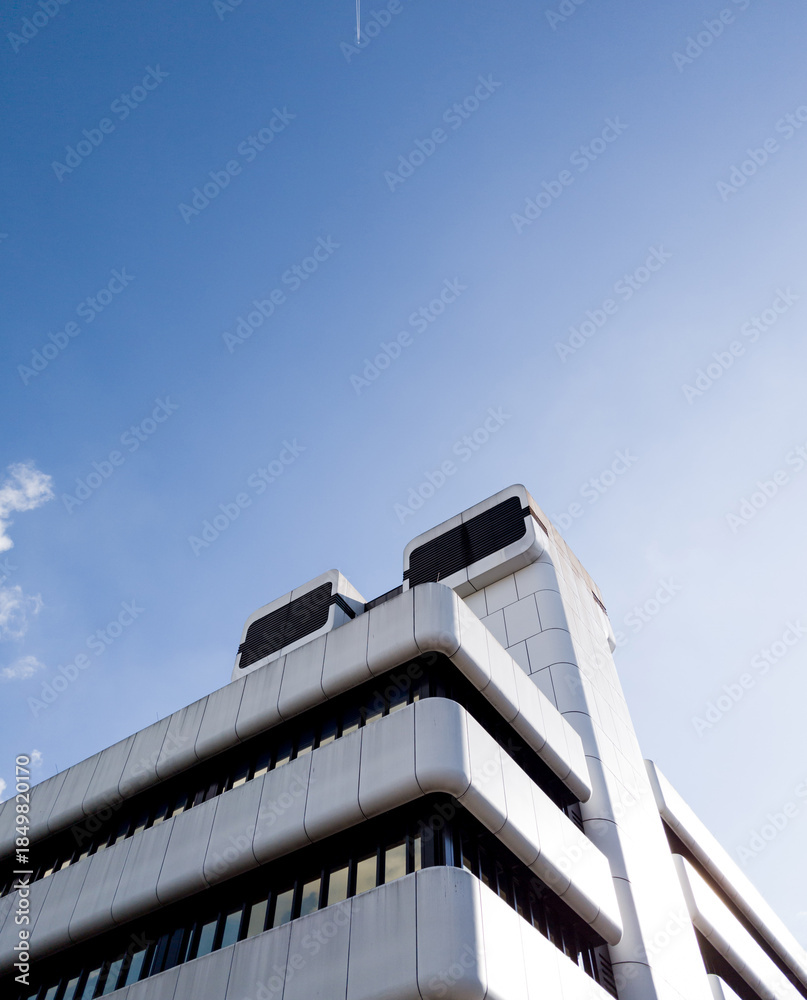 Naklejka premium exterior modern facade of building