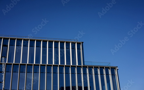modern glass office building