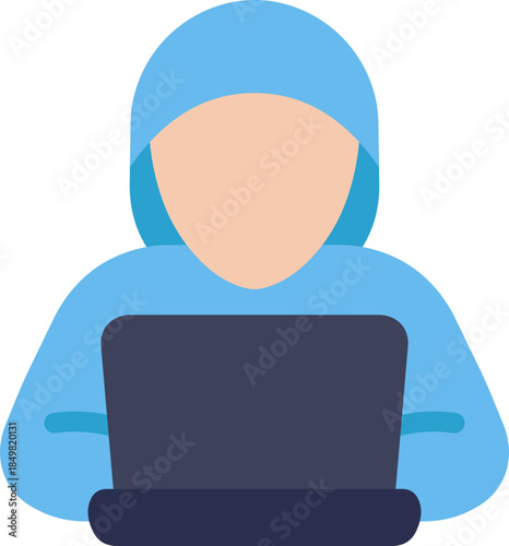 Hacker Flat Icon