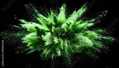 Purple Powder Explosion Luxury Abstract Background