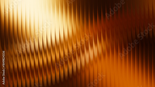 Fotografia Abstract wave pattern in warm golden tones, showcasing a smooth and flowing desi