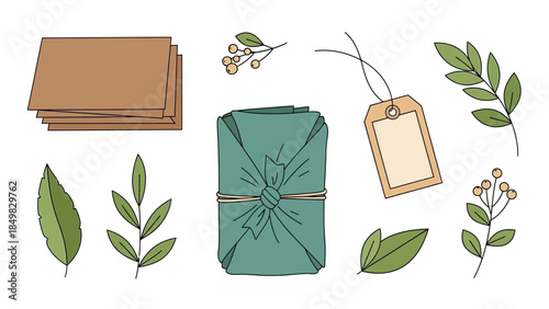 Gift Wrapping Paper and Stationery Items.