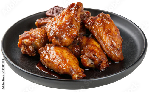 sweet and spicy glazed chicken wings