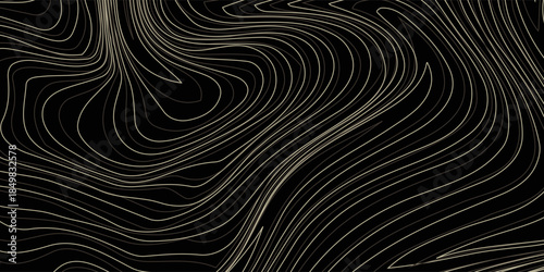 Abstract shape wallpaper. Hand drawn line illustration background. Ink painting style composition for decoration.