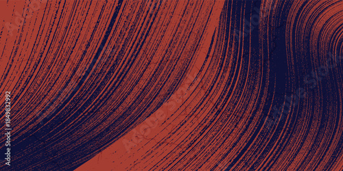 Abstract speed lines style orange color halftone banner design template. Vector.eps 10