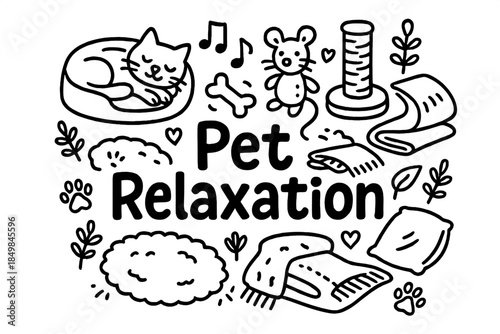 Pet Relaxation Doodle.
