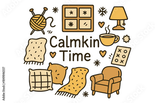 Calm Kin Time Doodle.