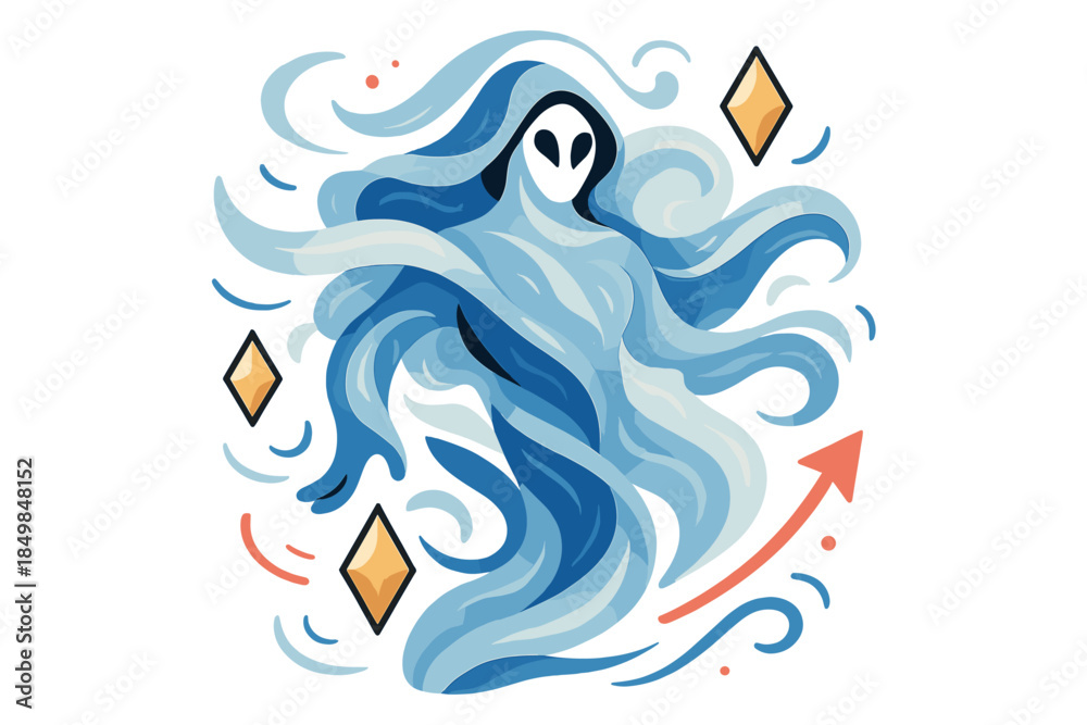 Obraz premium Ethereal Winter Spirit.