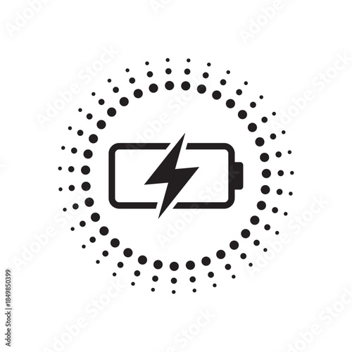 Battery charge icon in flat style. Accumulator recharge vector illustration on isolated background. Electrical power sign business concept.
