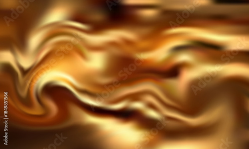  abstract scene of flowing gold and bronze colors creating a luxurious, energetic backdrop. The subtle blue dot adds contrast, making this versatile for branding, technology,