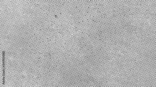 Vintage Halftone Polka Dot Grain Texture Background High contrast black and white halftone dot pattern with organic paper grain and subtle flickering motion for retro aesthetics.