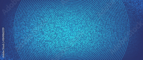 Bright blue dynamic abstract vector background with diagonal lines. 3d cover of business presentation banner for sale event night party. Fast moving soft circle wave line stripe decoration