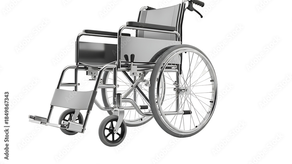 Fototapeta premium Medical Wheelchair with Large Wheels.