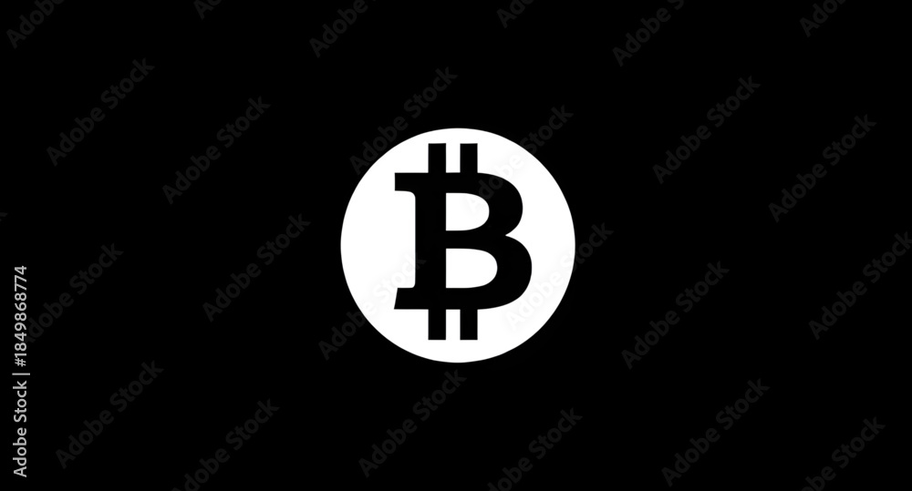 Obraz premium bitcoin symbol vector, bitcoin logo icon, bitcoin currency sign, crypto bitcoin illustration, bitcoin emblem vector, digital money bitcoin symbol, bitcoin coin sign, bitcoin logo isolated, blockchain 