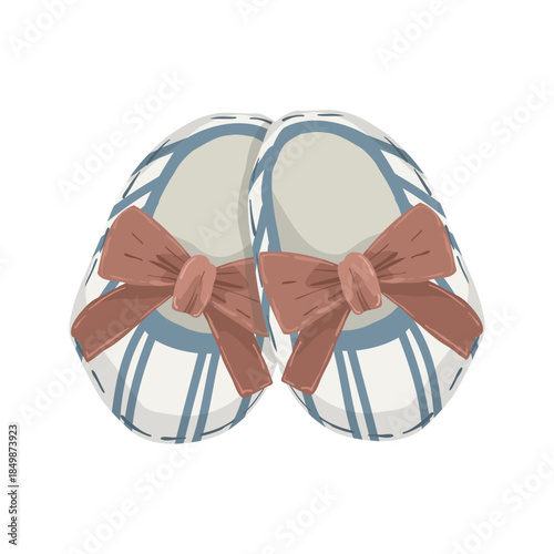 Boho baby nursery collection with clothes, shoes and toys, hand drawn vector illustration. Cute scandinavian newborn bodysuit, booties, socks and wooden rattles isolated on white background