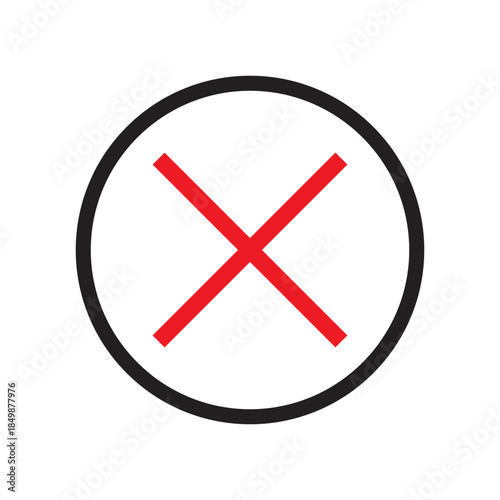 cross sign vector