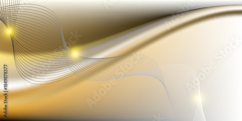 abstract gold brown smoke, abstract futuristic background with glowing neon moving high