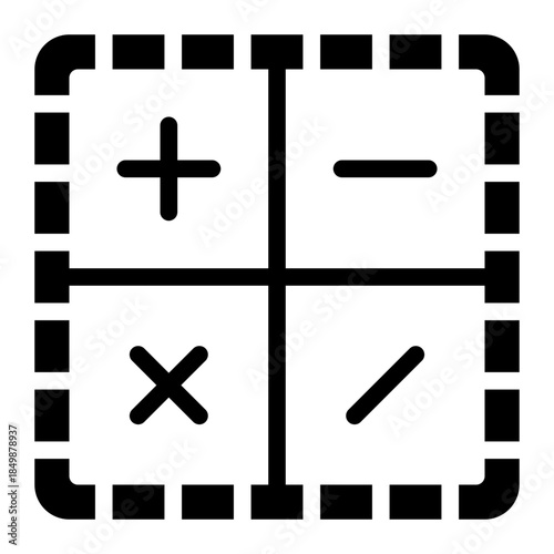math glyph icon