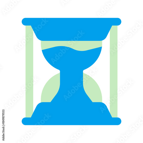 hourglass duo tone icon