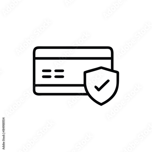 secure credit card payment icon