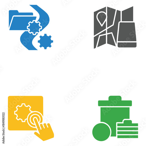 Document Navigation and Organization Icons