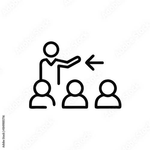 training education instructor guidance icon