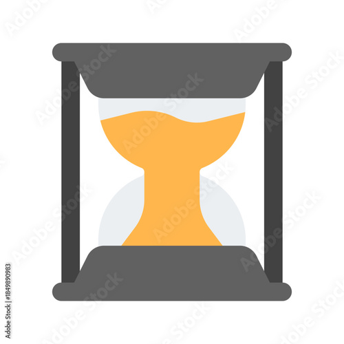 hourglass flat icon