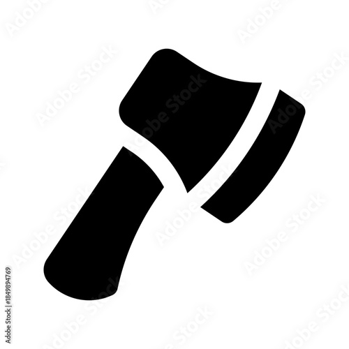 axe glyph icon