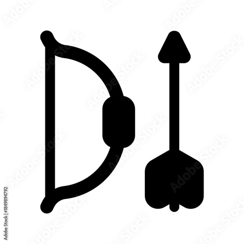 bow glyph icon
