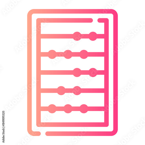 abacus gradient icon