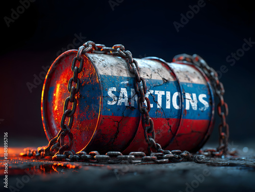 Geopolitical conflict and Western sanctions targeting the Russian economy