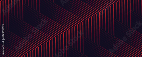 Abstract blue modern background with dynamic geometric shapes.