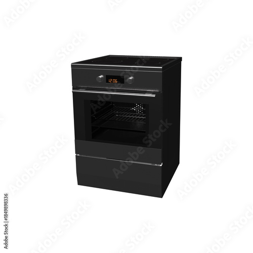 modern gas stove