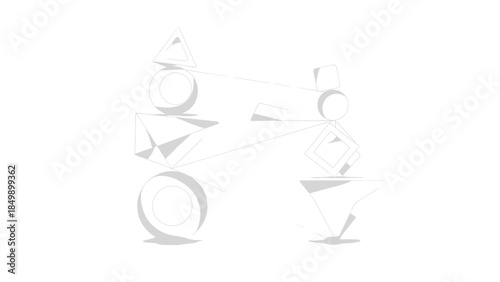 Elegant Silver Earrings on White Background.