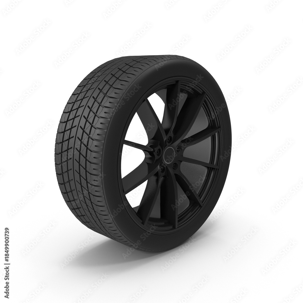 Obraz premium tire side view