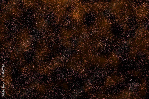 Stars in the night. Dark brown galaxy space background. Starry night sky. New Year, Christmas and Celebration backgrounds concepts.