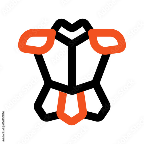 armor outline color icon