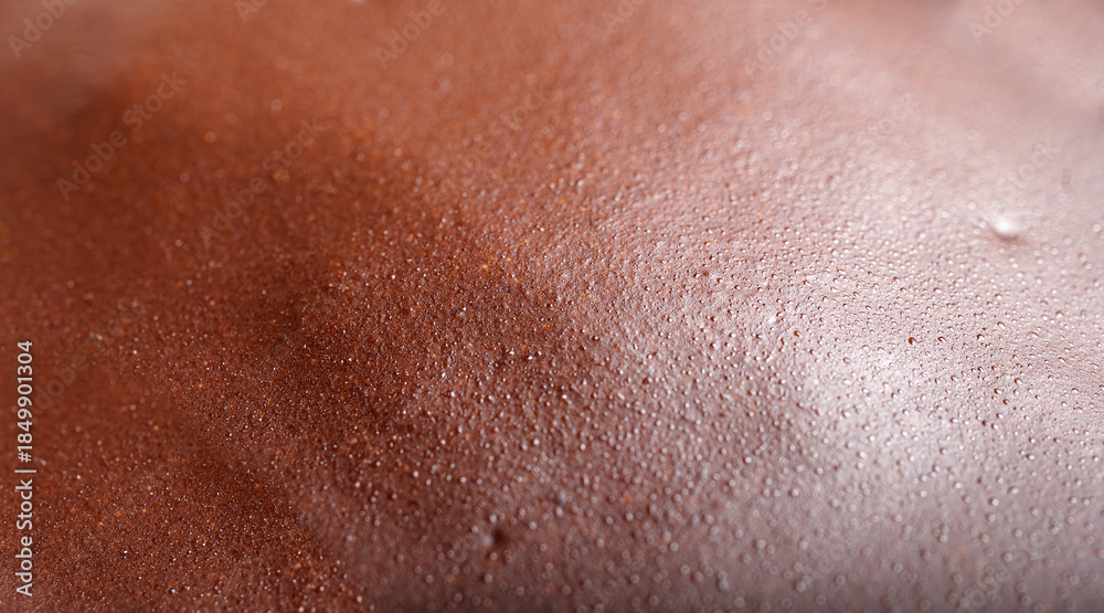 Fototapeta premium Chocolate texture top view, Brown cocoa background