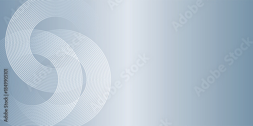 Abstract circle lines on gray background. Geometric stripe line art design for poster, brochure, cover, website, banner.