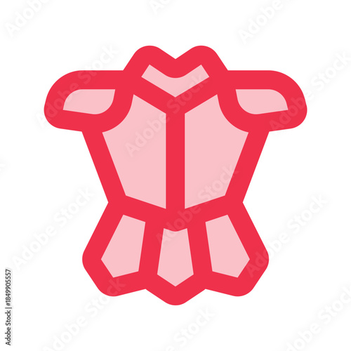armor outline fill icon