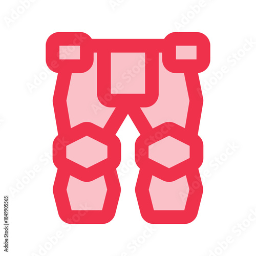 Valokuva armour outline fill icon