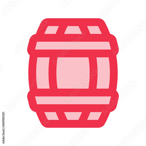 barrel outline fill icon