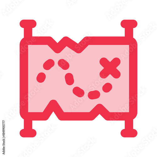 map outline fill icon