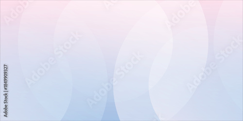Soft Gradient Abstract Background With Interlocking Circles in Blue and Pink Tones modern illustration