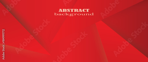 Abstract background Red shape with technology concept for template, poster, wallpaper, flyer design. Vector illustration. red background.
