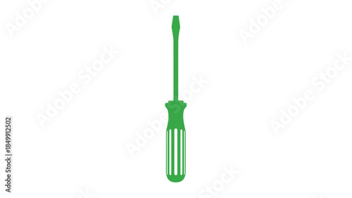 Green Screwdriver Tool with Handle 1.