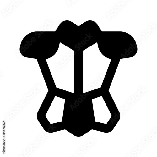 armor solid line icon