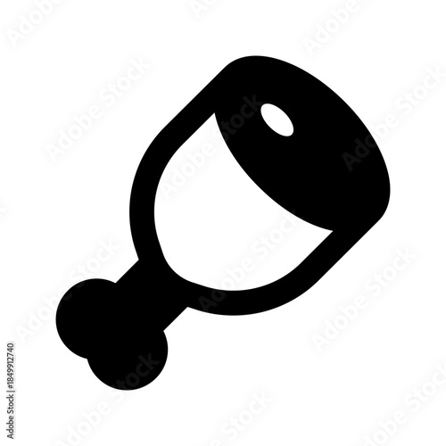 meat solid line icon